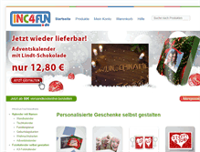 Tablet Screenshot of inc4fun.de